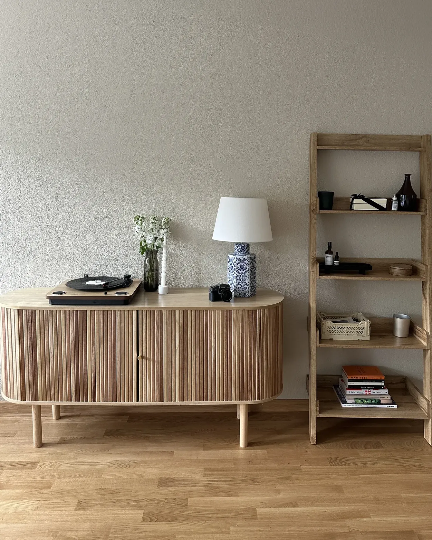 Mobile con 5 ripiani MOBILE TRIO 167 cm Marrone chiaro