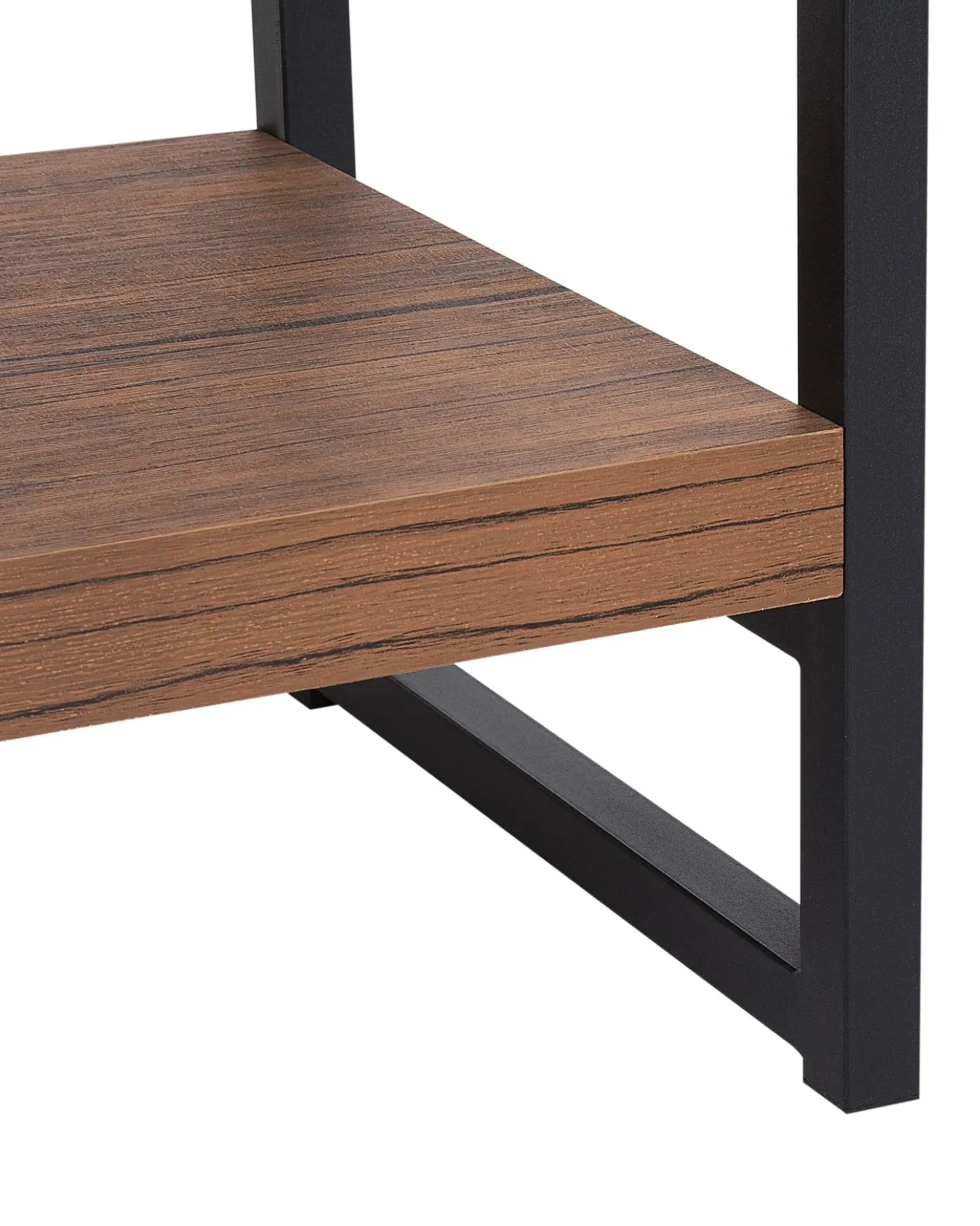Mobile con 4 ripiani TIFTON 155 cm Marrone scuro