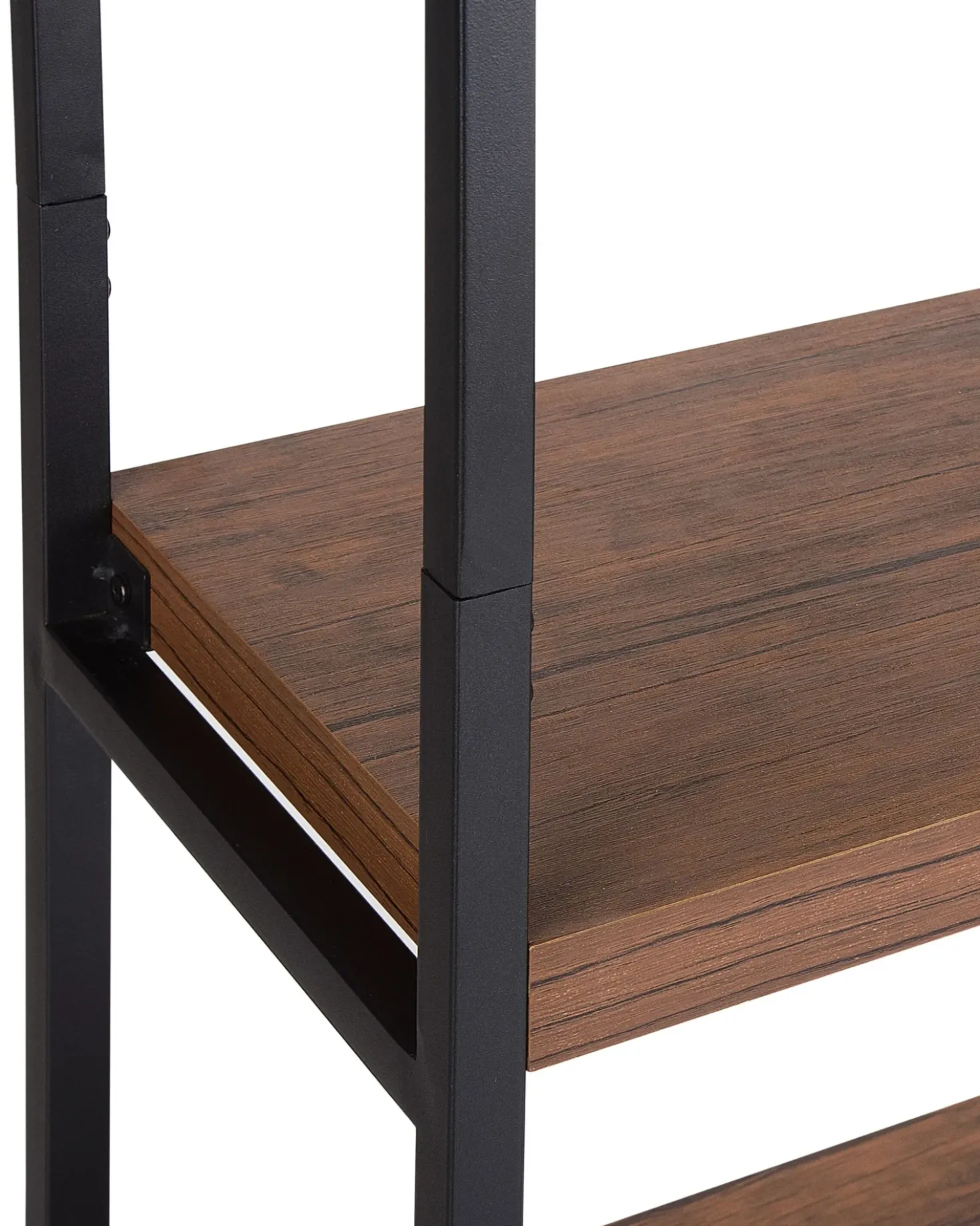 Mobile con 4 ripiani TIFTON 155 cm Marrone scuro