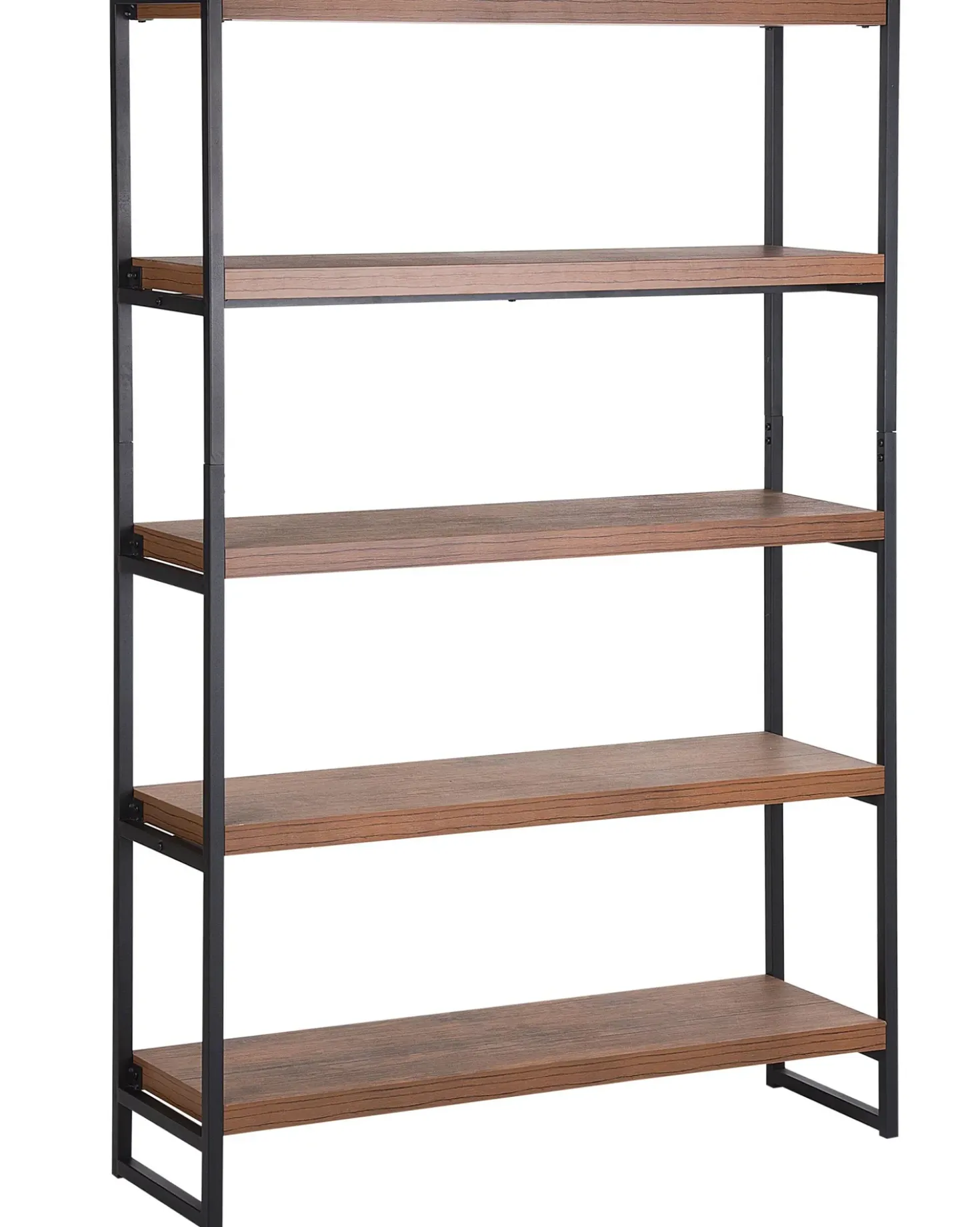 Mobile con 4 ripiani TIFTON 155 cm Marrone scuro
