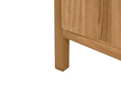 Mobile da cucina per esterni con lavello VENOSA Legno d'acacia Marrone/Argento