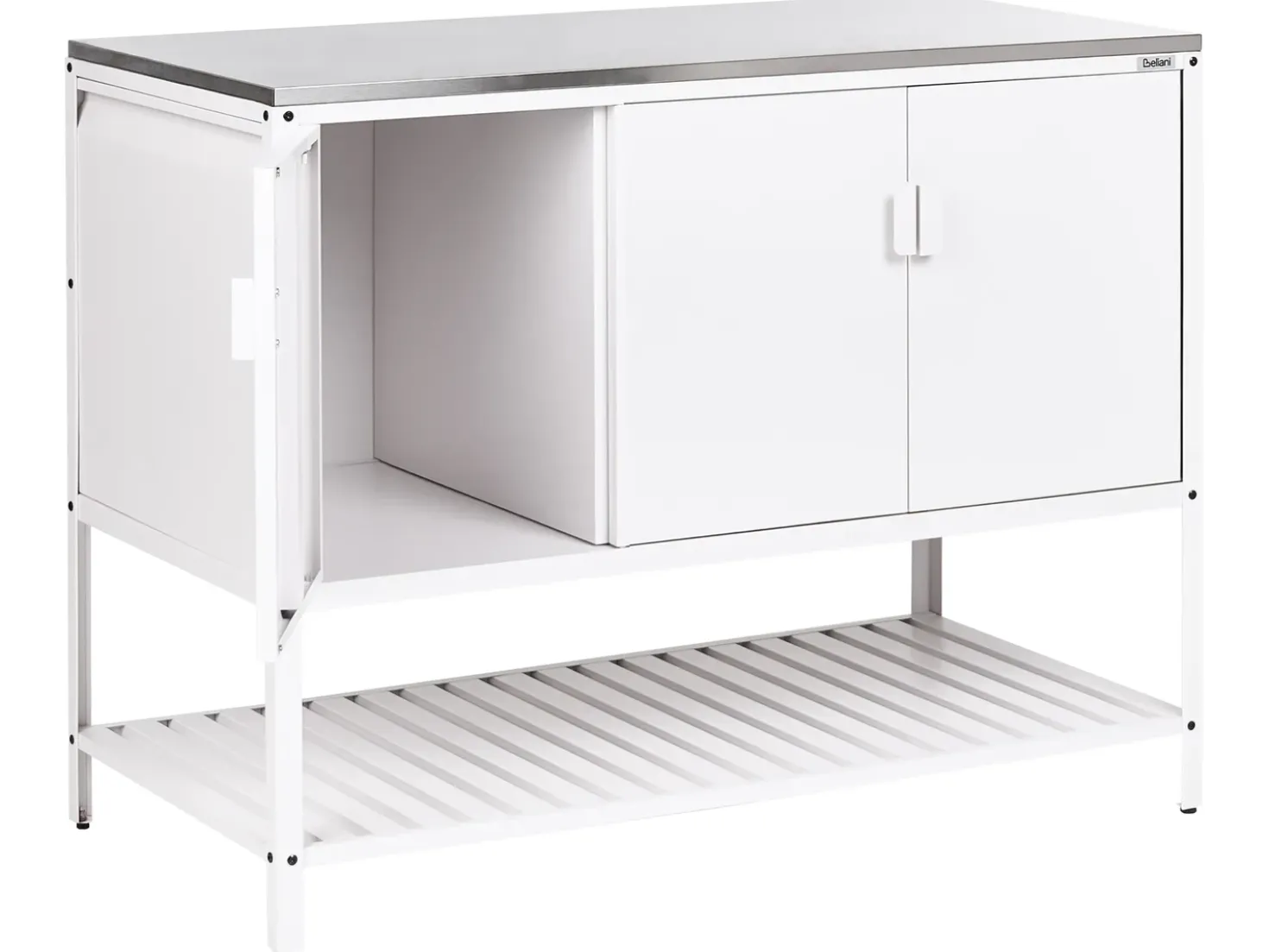 Mobile da cucina per esterni MAENZA Metallo Bianco