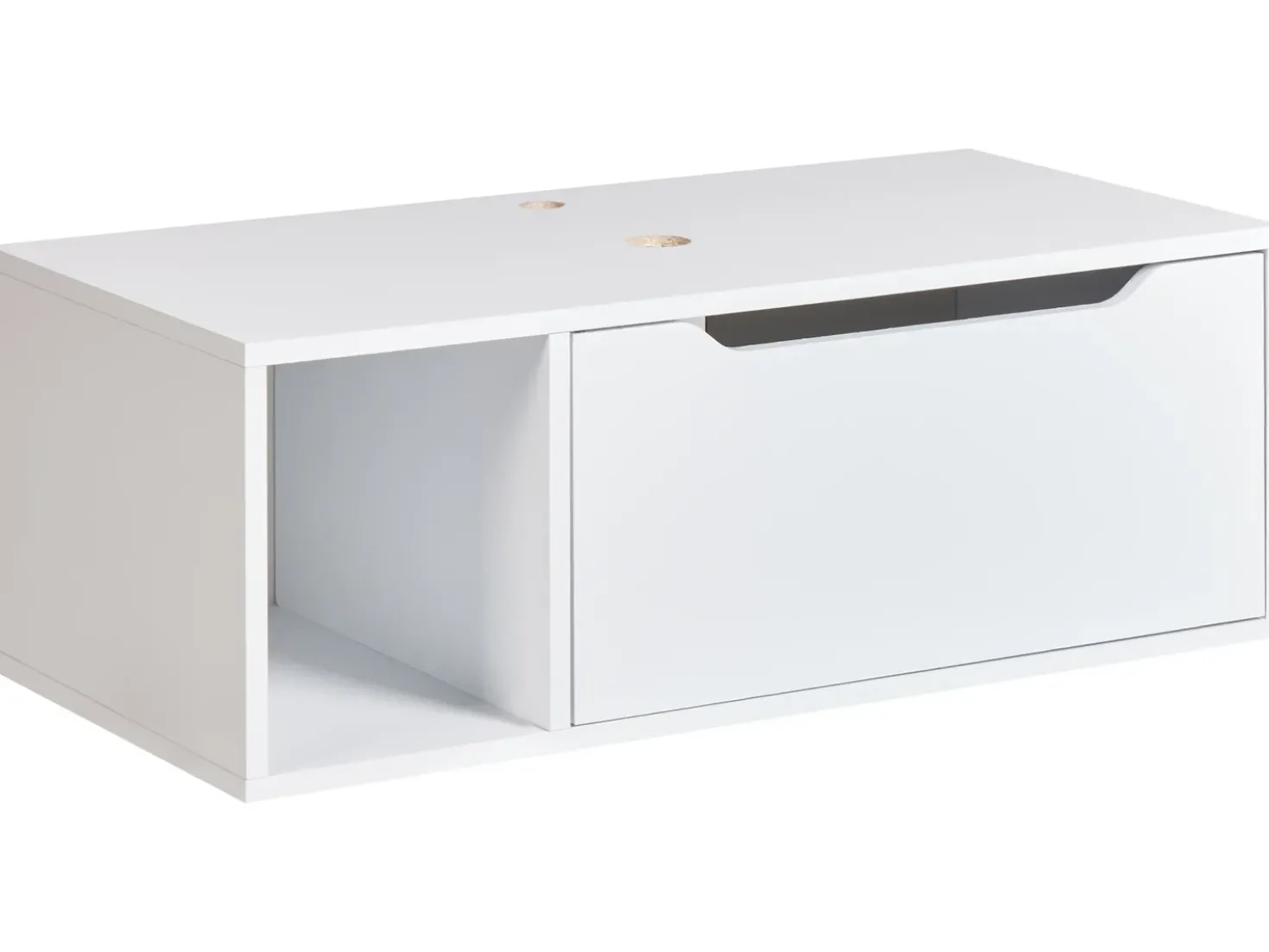 Mobile lavabo a parete CASCAVEL 80 cm Bianco