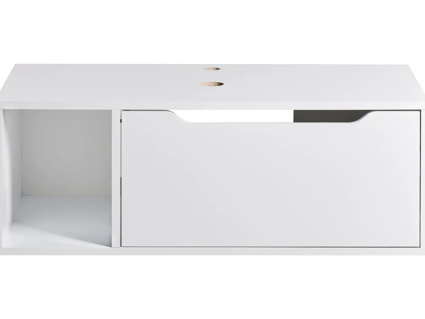 Mobile lavabo a parete CASCAVEL 80 cm Bianco