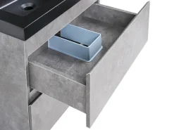 Mobile lavabo a parete con lavabo CARDIEL Grigio