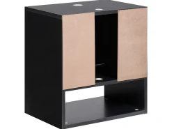 Mobile lavabo a parete LIMERIA 45 cm Nero
