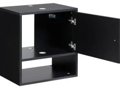 Mobile lavabo a parete LIMERIA 45 cm Nero