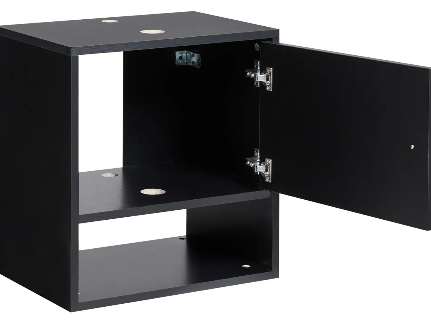 Mobile lavabo a parete LIMERIA 45 cm Nero