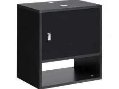 Mobile lavabo a parete LIMERIA 45 cm Nero