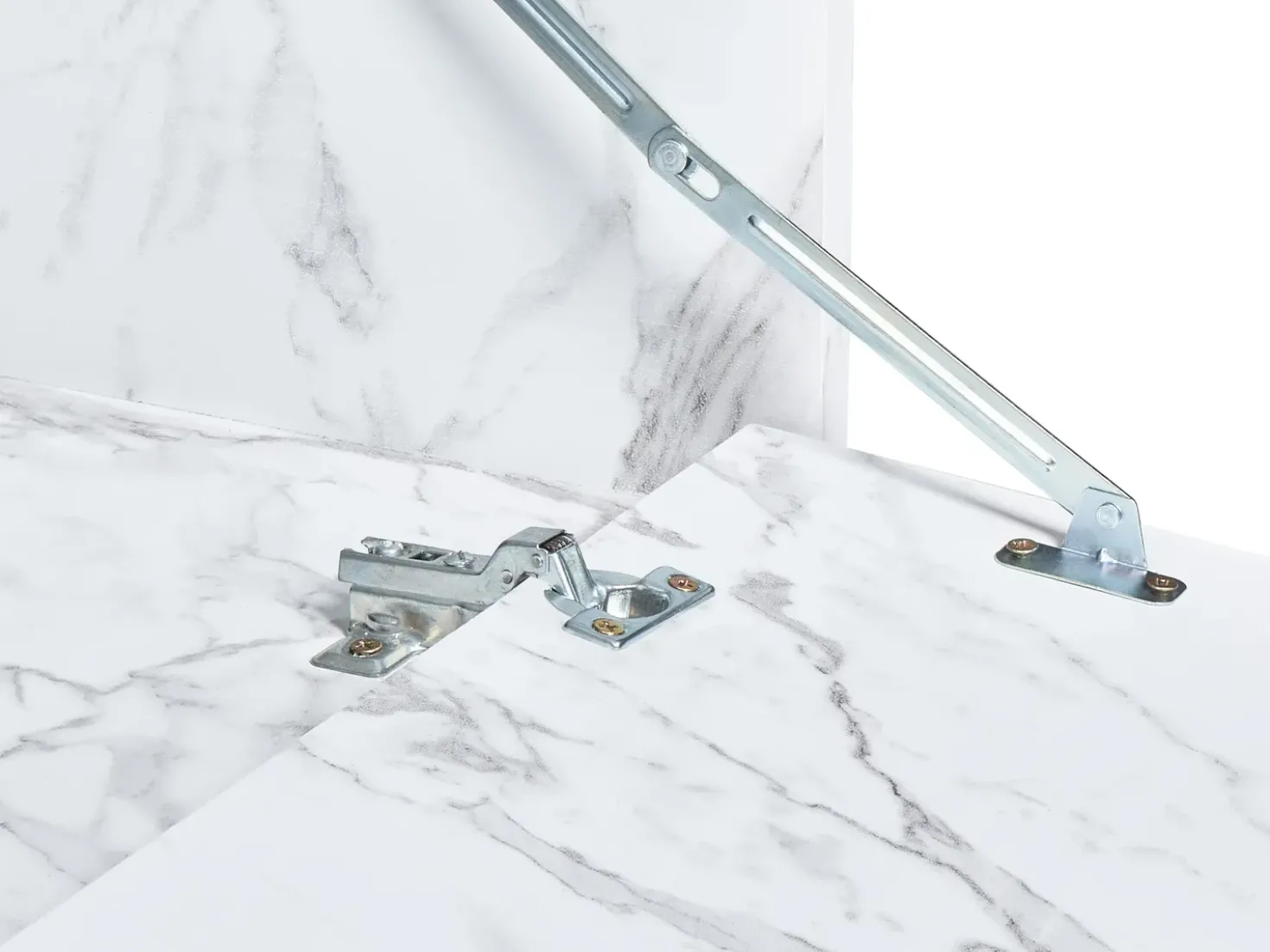 Mobile lavabo a parete PETROLINA 60 cm Marmo bianco