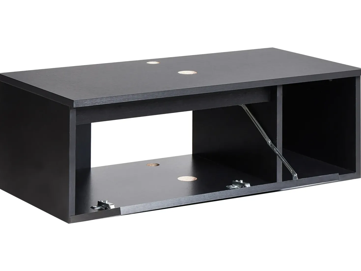 Mobile lavabo a parete RUPANCO 80 cm Nero