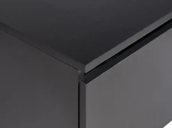 Mobile lavabo a parete RUPANCO 80 cm Nero