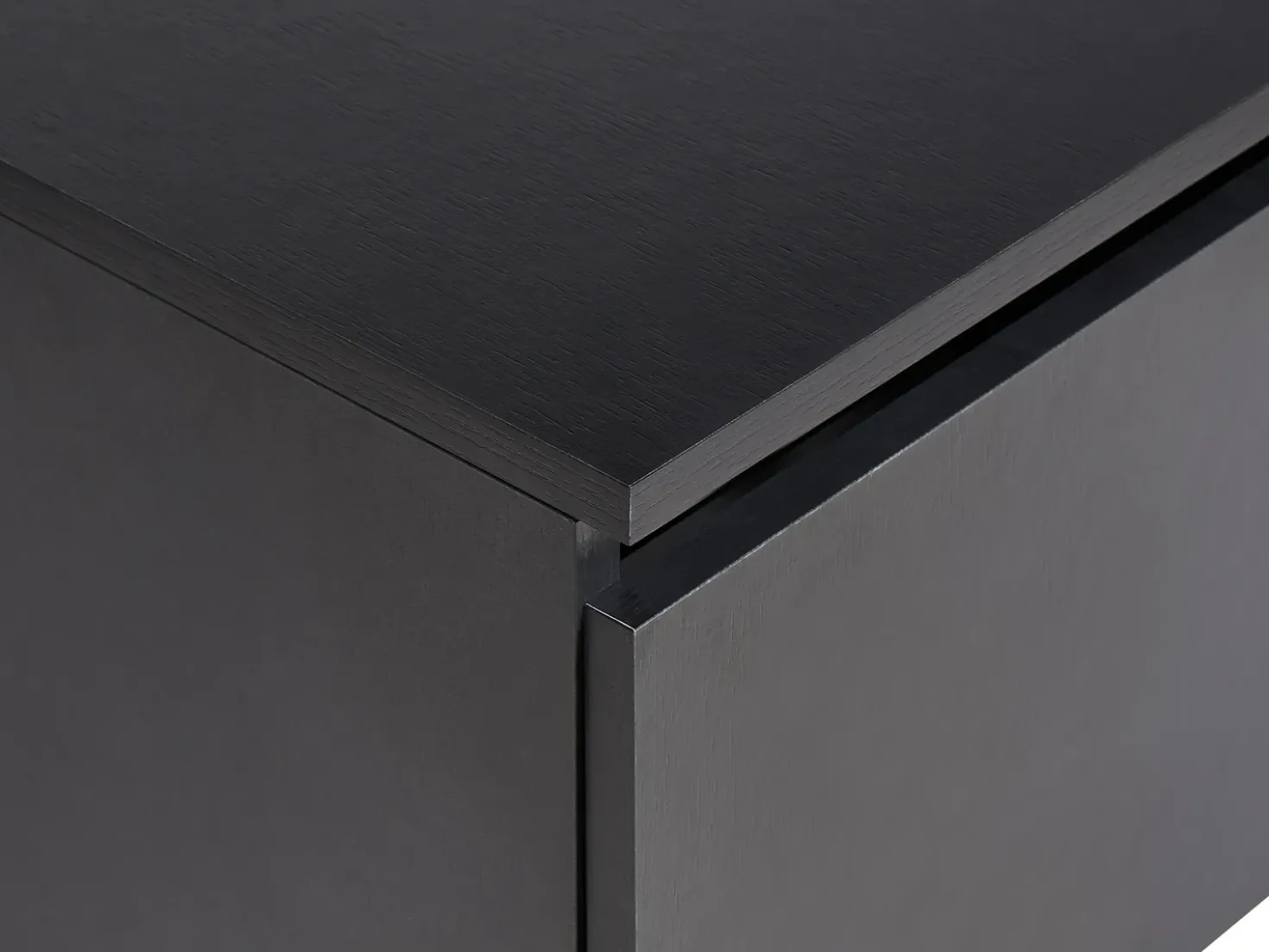 Mobile lavabo a parete RUPANCO 80 cm Nero