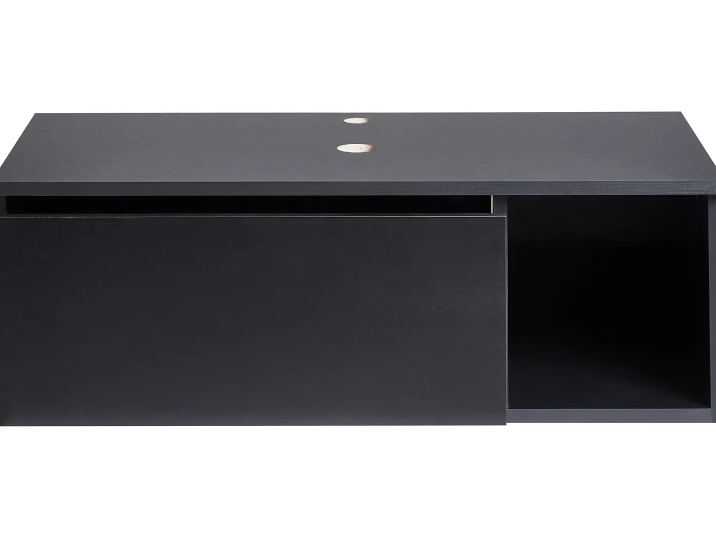 Mobile lavabo a parete RUPANCO 80 cm Nero