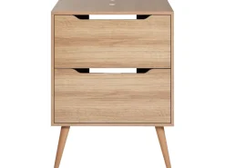 Mobile lavabo CARIACICA 60 cm Marrone chiaro