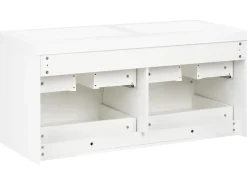 Mobile lavabo doppio a parete CARDIEL Bianco