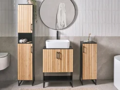 Mobile lavabo MISCANTI Bambù 60 cm Marrone chiaro
