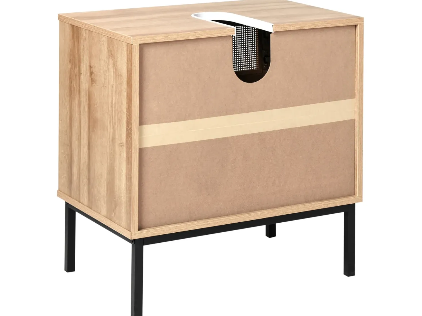 Mobile lavabo ROSELL 60 cm Marrone chiaro
