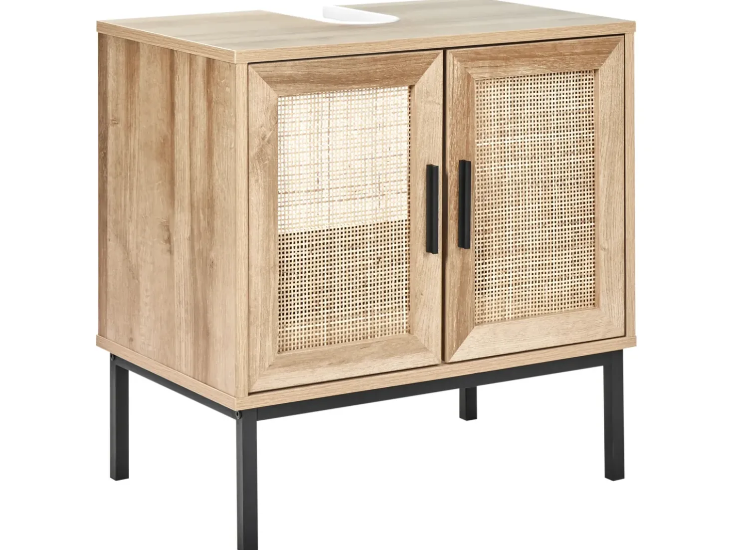 Mobile lavabo ROSELL 60 cm Marrone chiaro