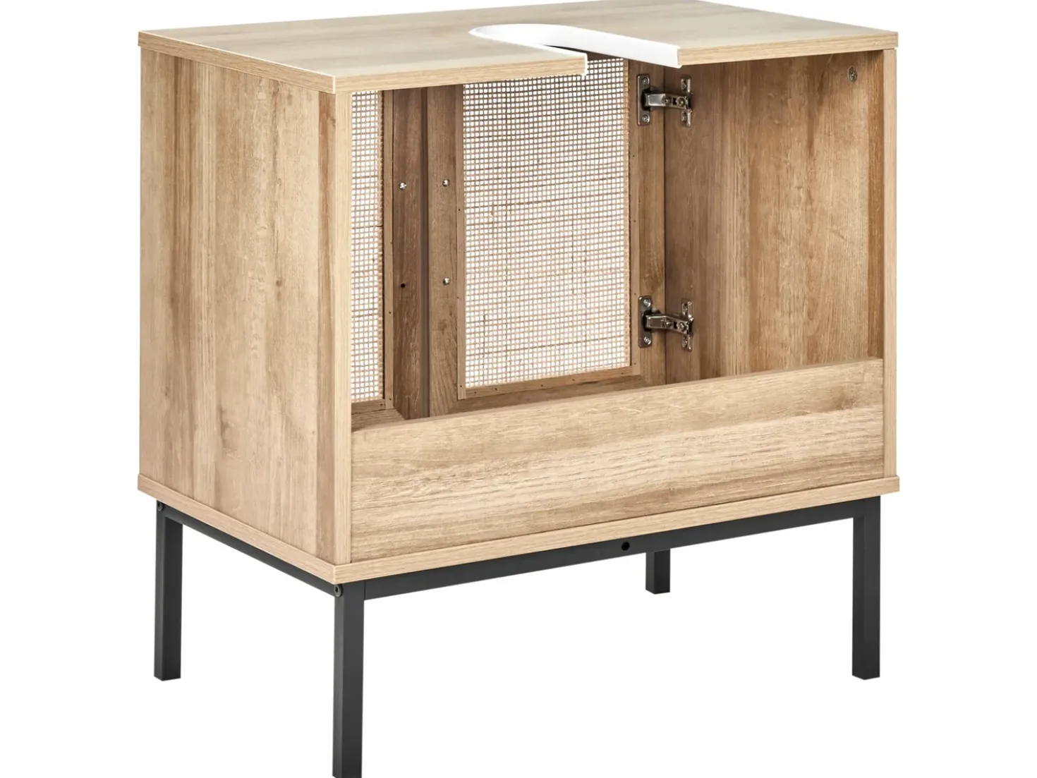 Mobile lavabo ROSELL 60 cm Marrone chiaro