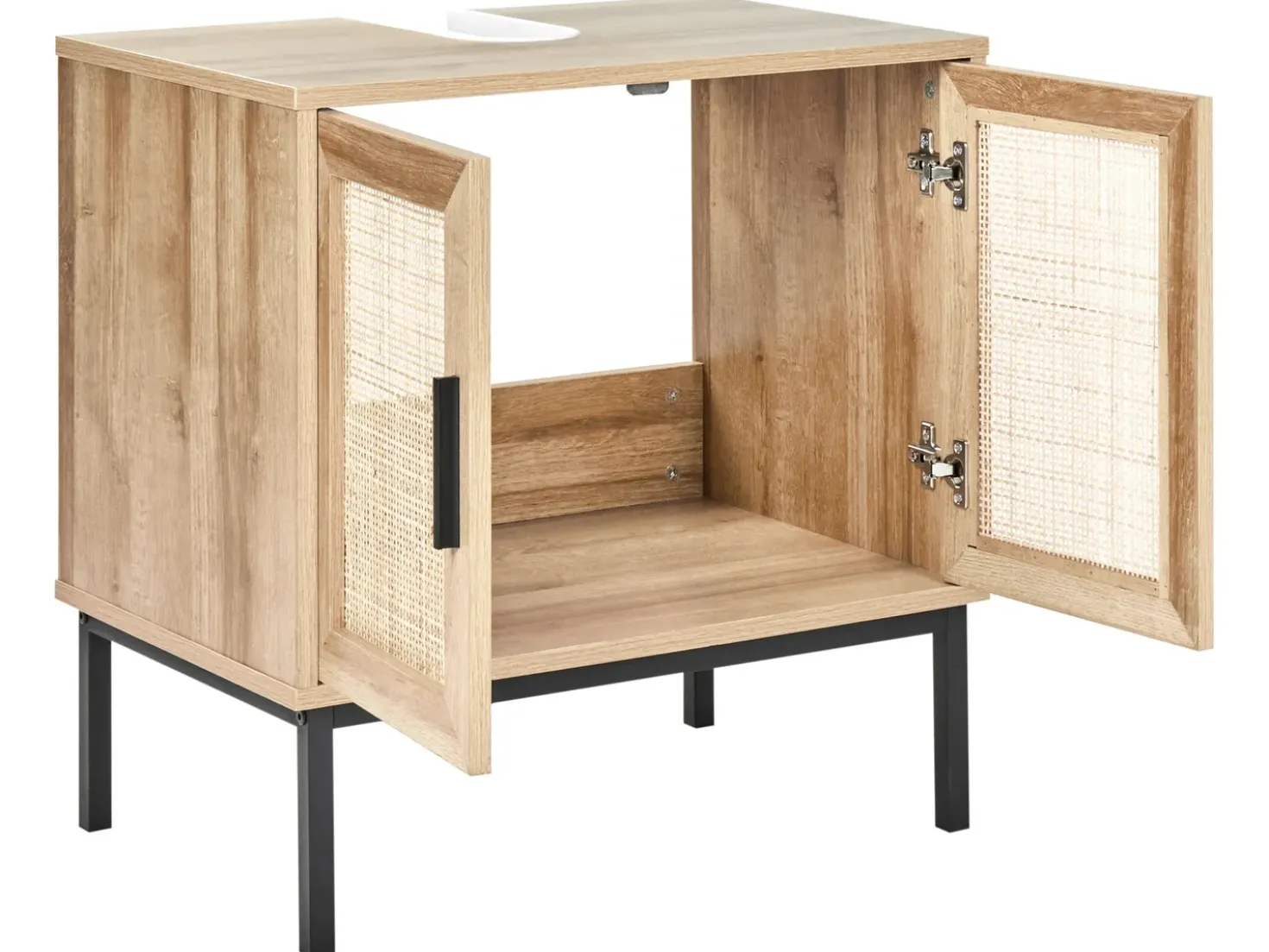 Mobile lavabo ROSELL 60 cm Marrone chiaro