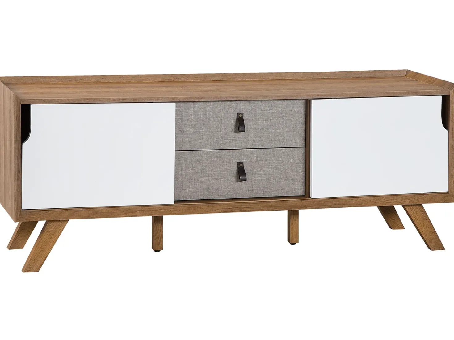 Mobile TV ACTON Marrone/Bianco