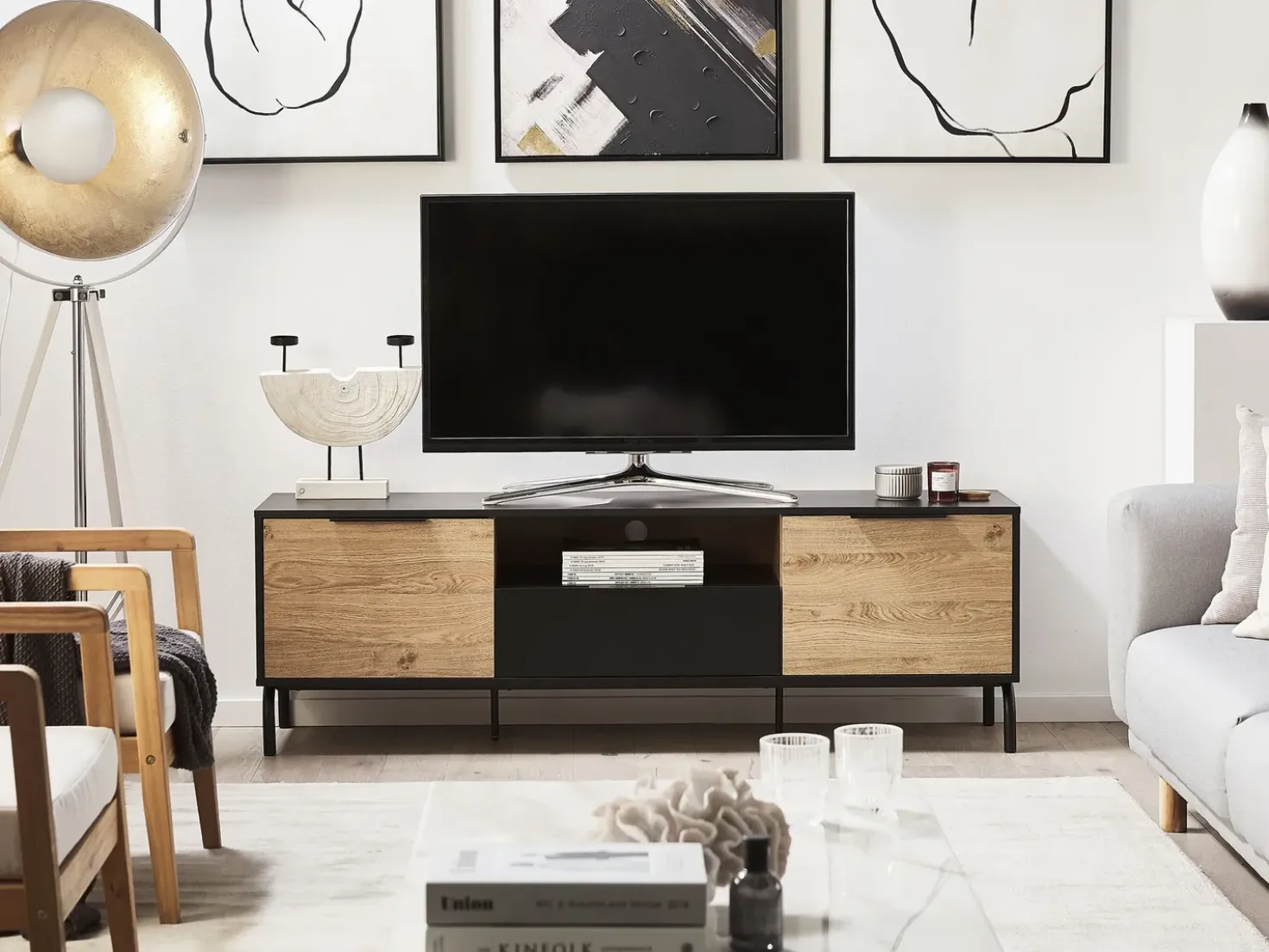 Mobile TV ARKLEY Nero