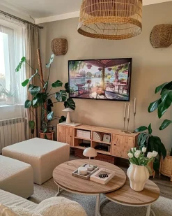 Mobile TV CHANDLER Legno Marrone chiaro