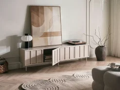 Mobile TV CLUNES Beige chiaro