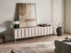 Mobile TV CLUNES Beige chiaro