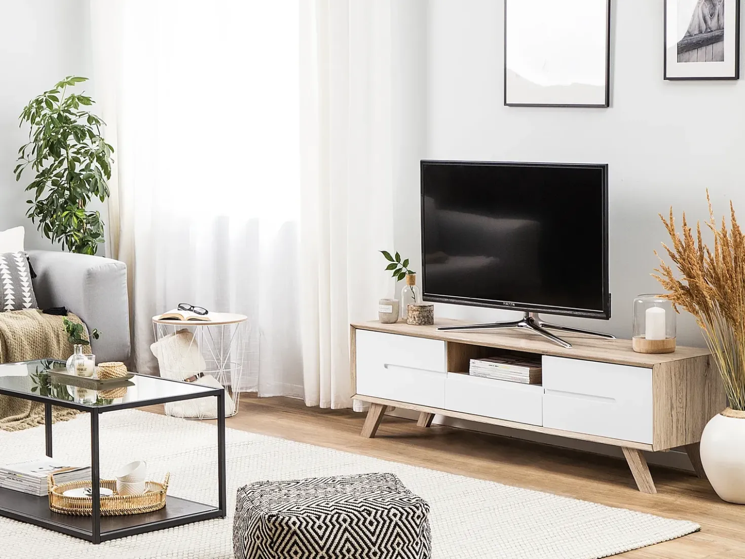 Mobile TV FORESTER Marrone/Bianco