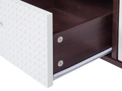 Mobile TV FOSTON Marrone/Bianco