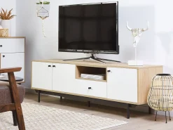Mobile TV ITACA Marrone/Bianco