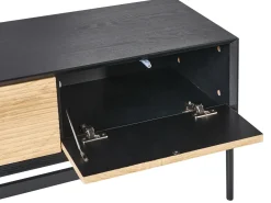 Mobile TV LANCELIN Nero/Marrone chiaro