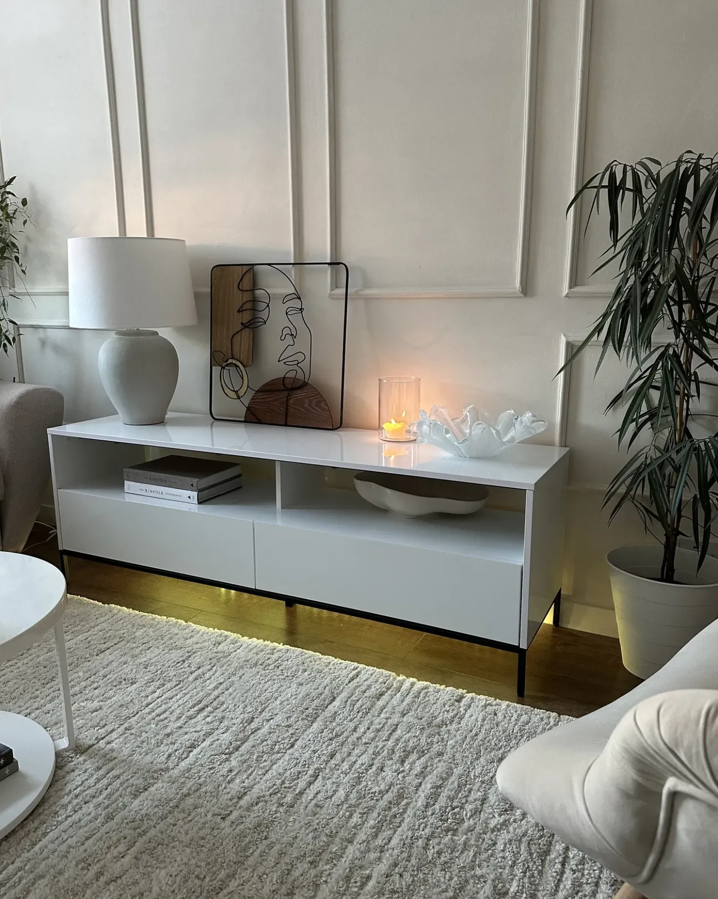 Mobile TV LED SYDNEY Bianco