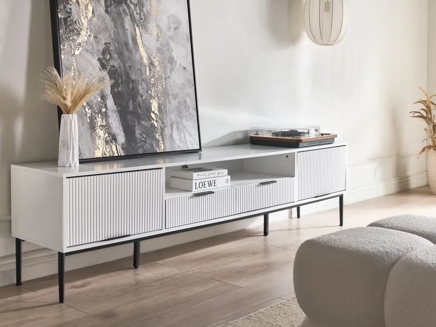 Mobile TV LEDUC Bianco
