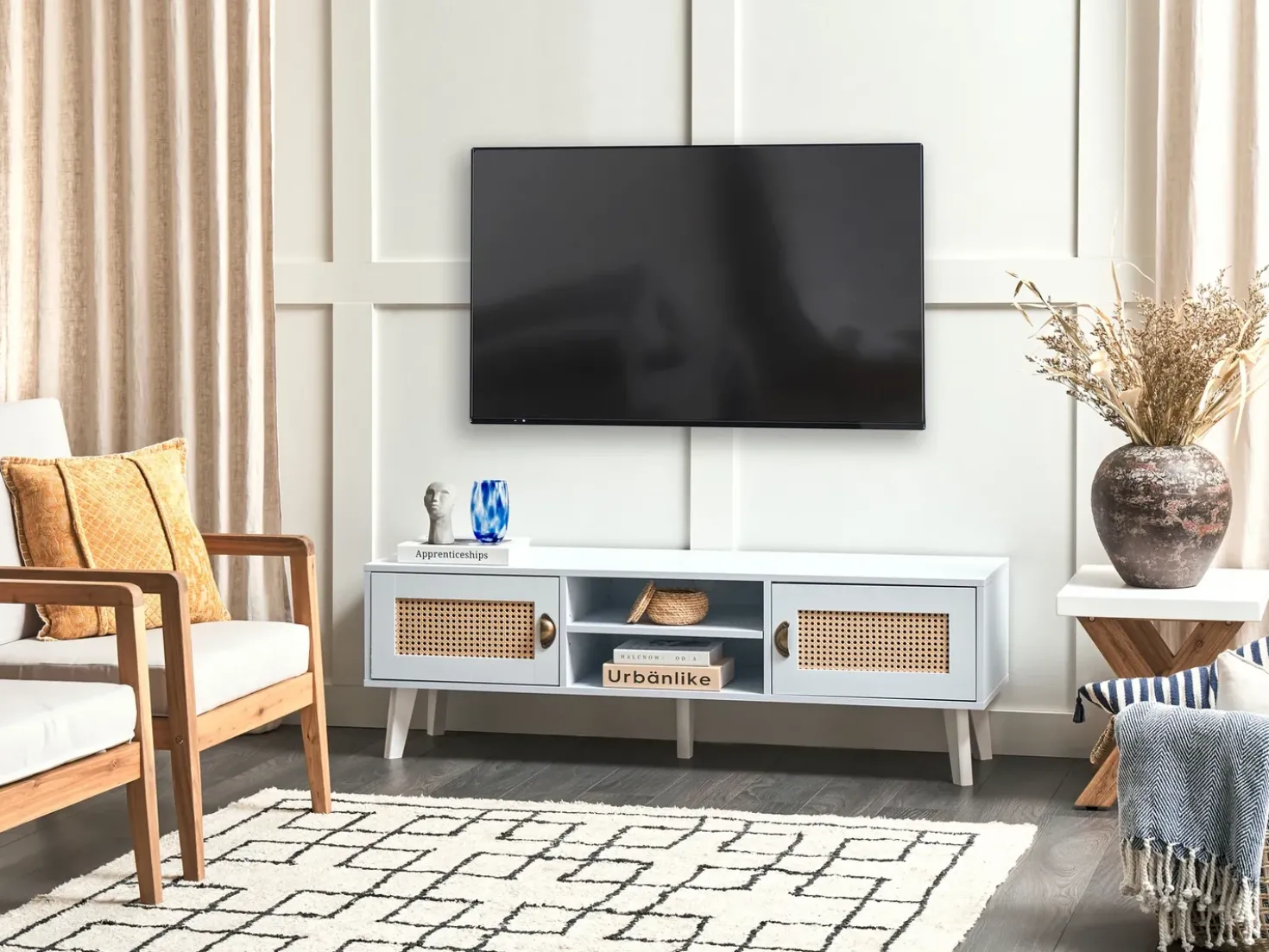 Mobile TV PARTON Bianco sporco