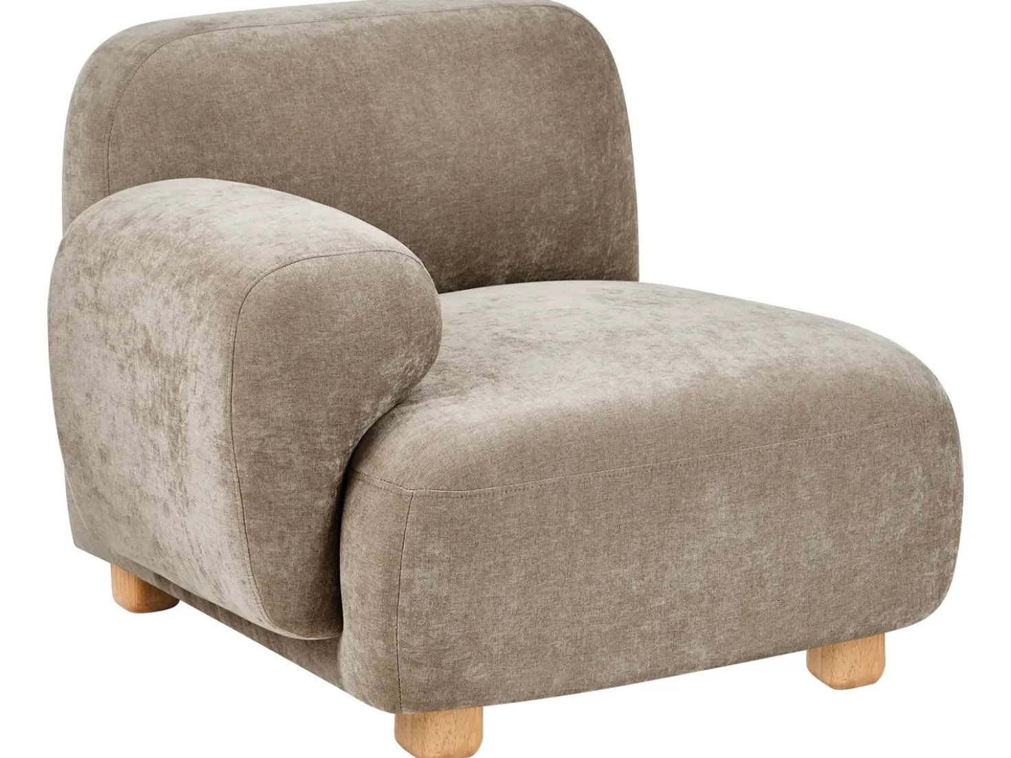 Modulo Angolare AMLI Tessuto Beige Lato destro