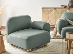 Modulo Angolare AMLI Tessuto Verde chiaro Lato Sinistro