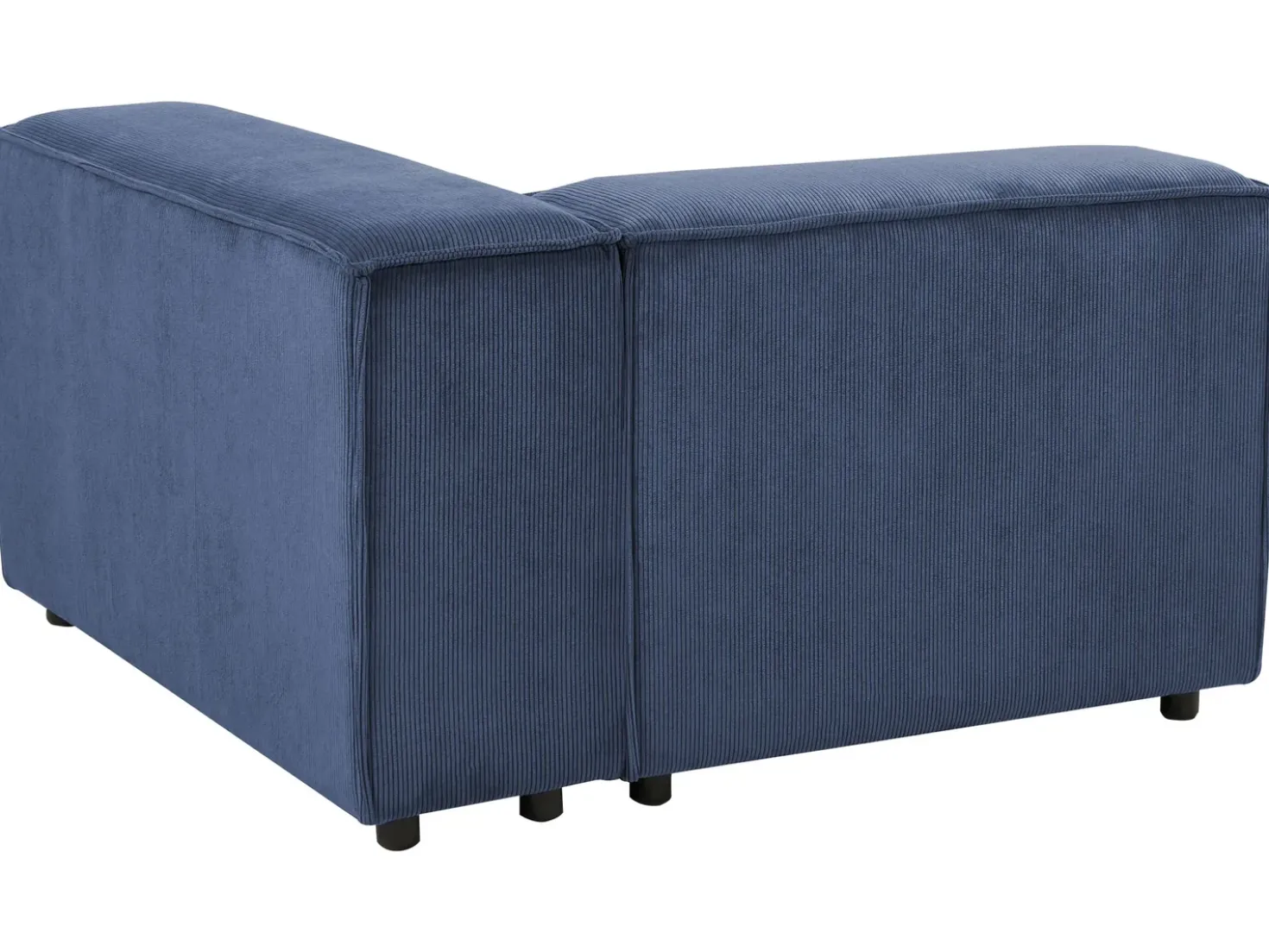 Modulo Angolare ARDAL Velluto a coste Blu scuro Lato Sinistro