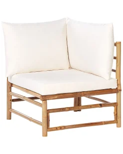 Modulo angolare da giardino CERRETO Bambù Bianco sporco