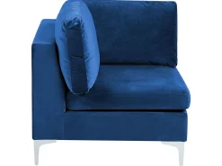Modulo Angolare EVJA II Velluto Blu marino