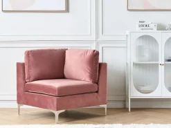 Modulo Angolare EVJA Velluto Rosa
