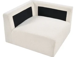 Modulo Angolare KIVVIK Bouclé Bianco sporco