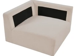 Modulo Angolare KIVVIK Bouclé Beige Lato destro