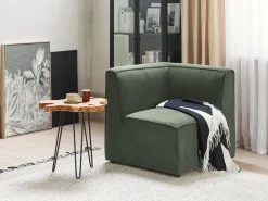 Modulo Angolare LEMVIG Velluto a coste Verde