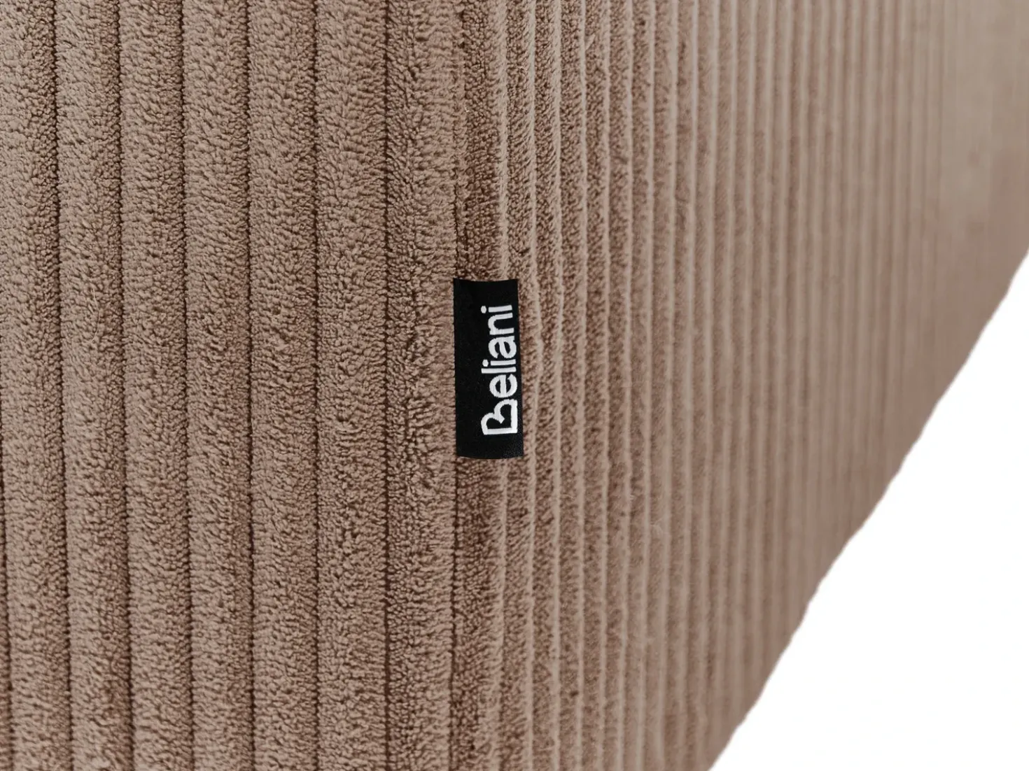Modulo Angolare LEMVIG Velluto a coste Beige sabbia Lato Sinistro