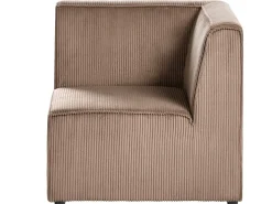 Modulo Angolare LEMVIG Velluto a coste Beige sabbia Lato destro