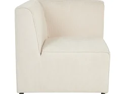 Modulo Angolare LEMVIG Velluto a coste Beige chiaro