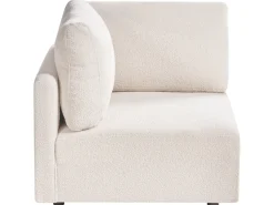 Modulo Angolare MESNALI Bouclé Bianco sporco